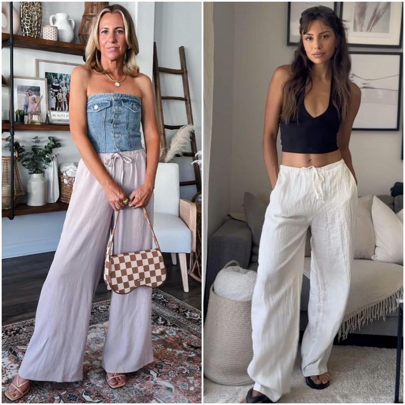 MaisonNox®| Zomerbroek met Wijde Pijpen voor Maximale Comfort en Elegante Dagstijl