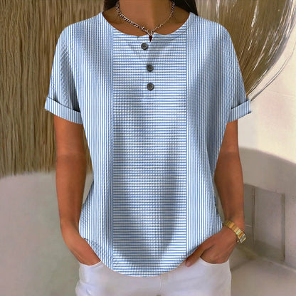maisonnox® | Casual gestreepte blouse