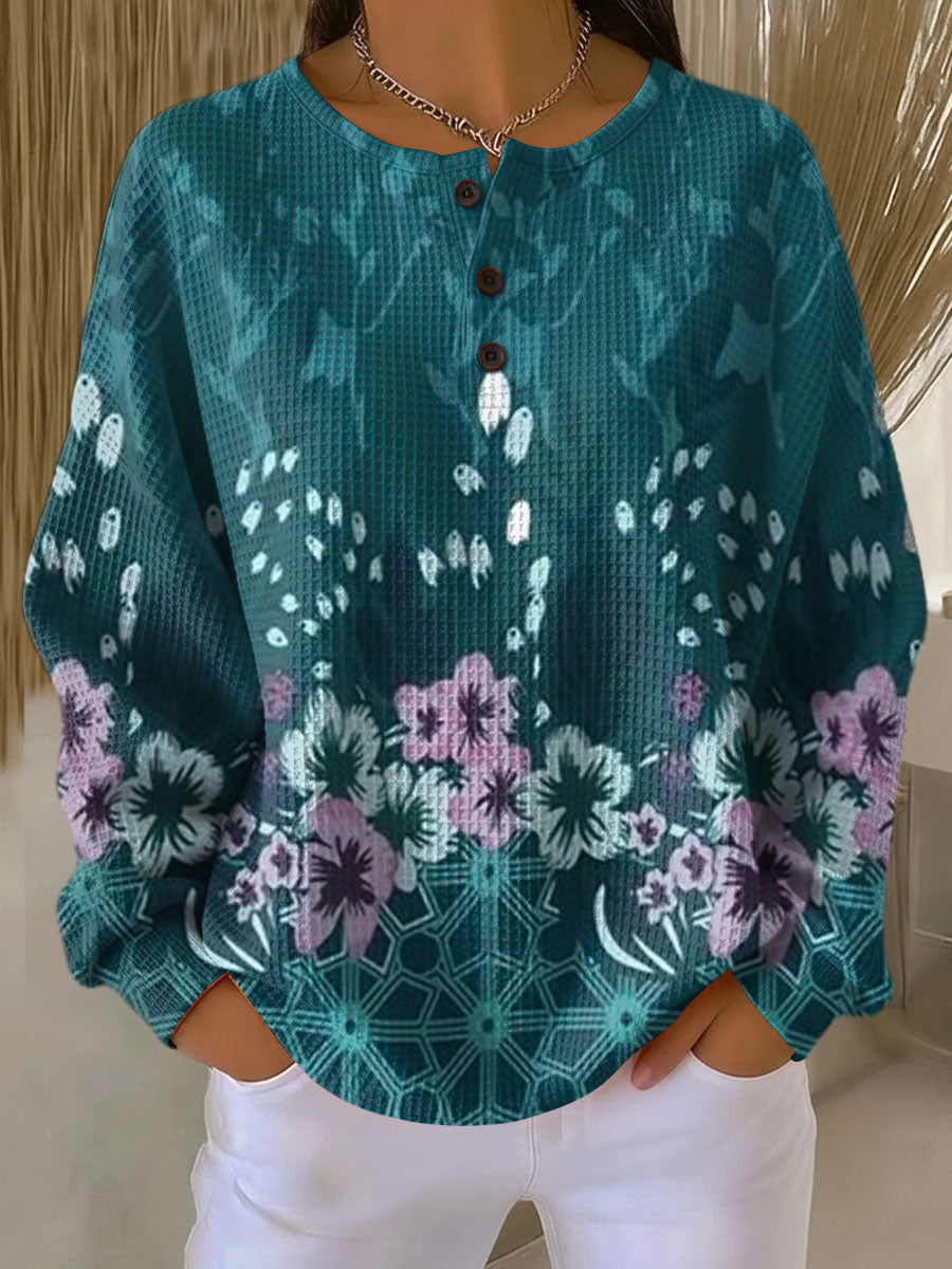 MaisonNox®| Trui met Bloemmotief