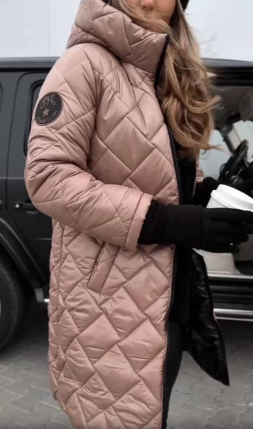 MaisonNox® | Elegante gewatteerde winterjas met capuchon