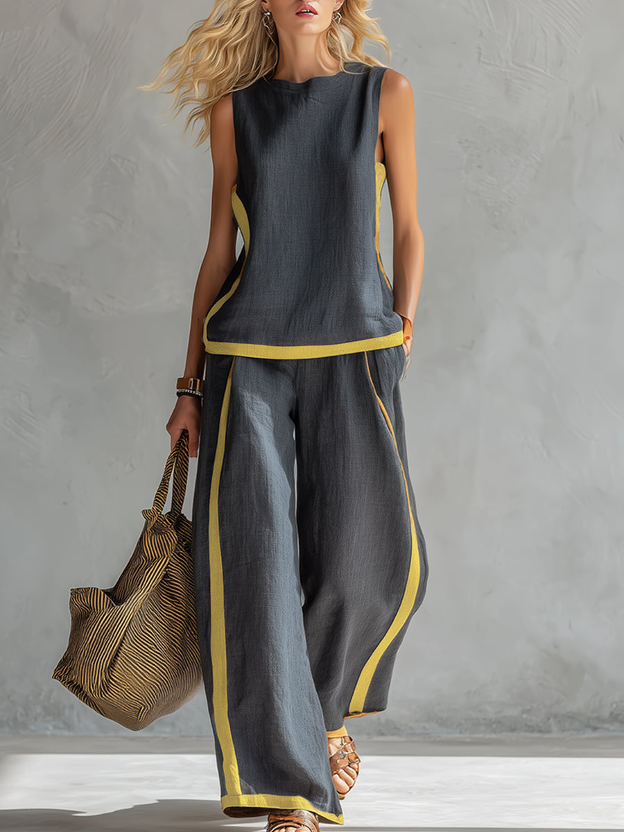 maisonnox® | Elegante set van katoen en linnen