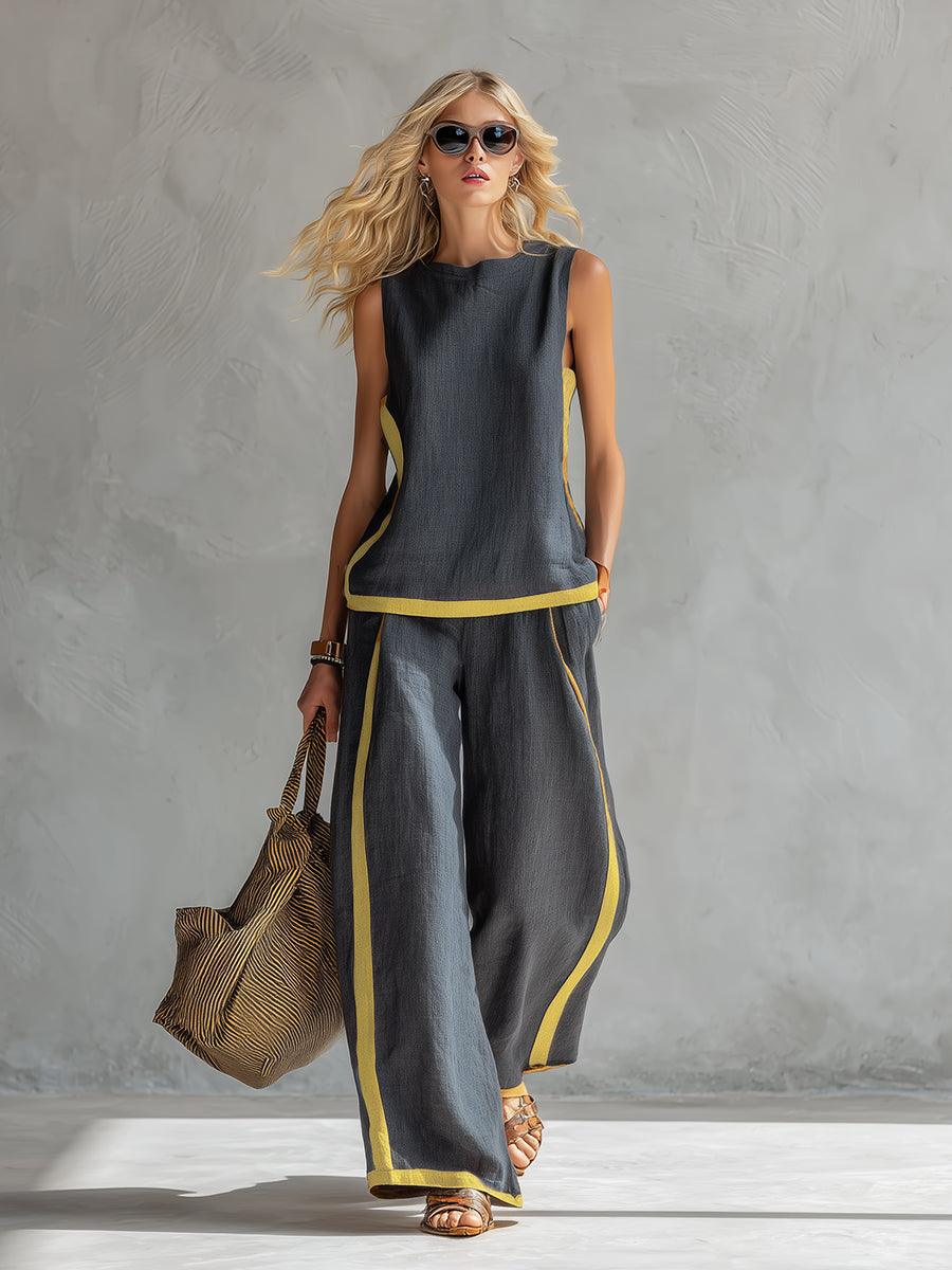 maisonnox® | Elegante set van katoen en linnen