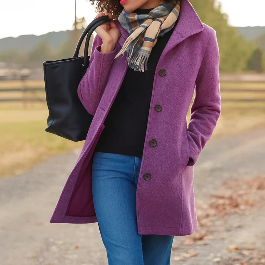 MaisonNox®| Elegante Jas met Omarmende Warmte en Tijdloze Stijl