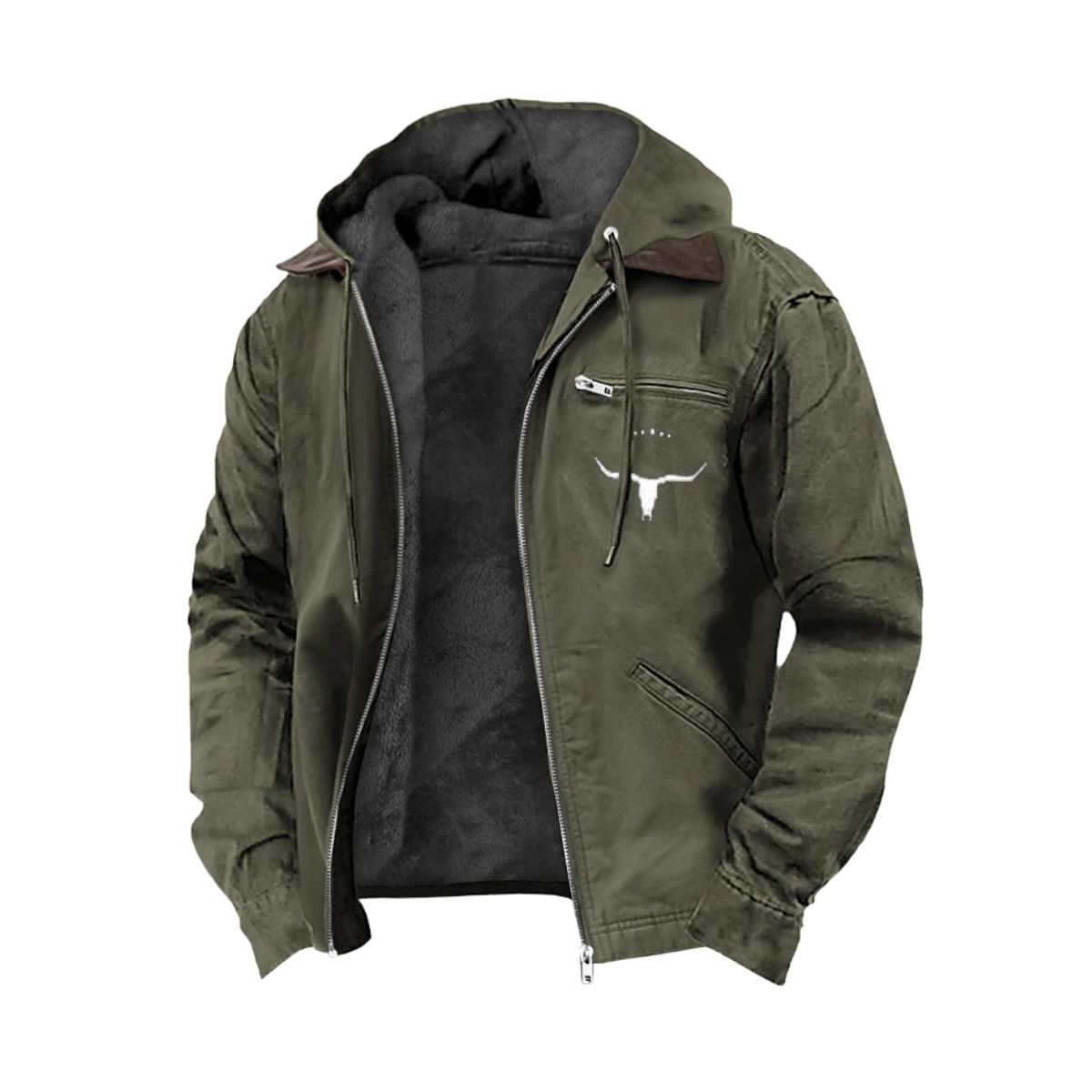 MaisonNox® | Herenjas met Warme Voering en Stoer Design voor Herfstweer