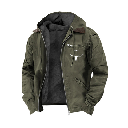 MaisonNox® | Herenjas met Warme Voering en Stoer Design voor Herfstweer