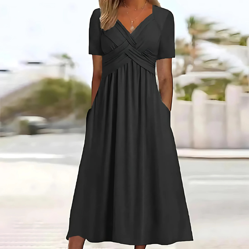 maisonnox® | Elegante Jurk met Flatterende Buikbedekking