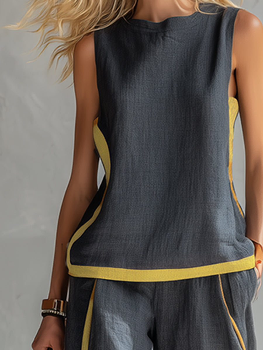 maisonnox® | Elegante set van katoen en linnen