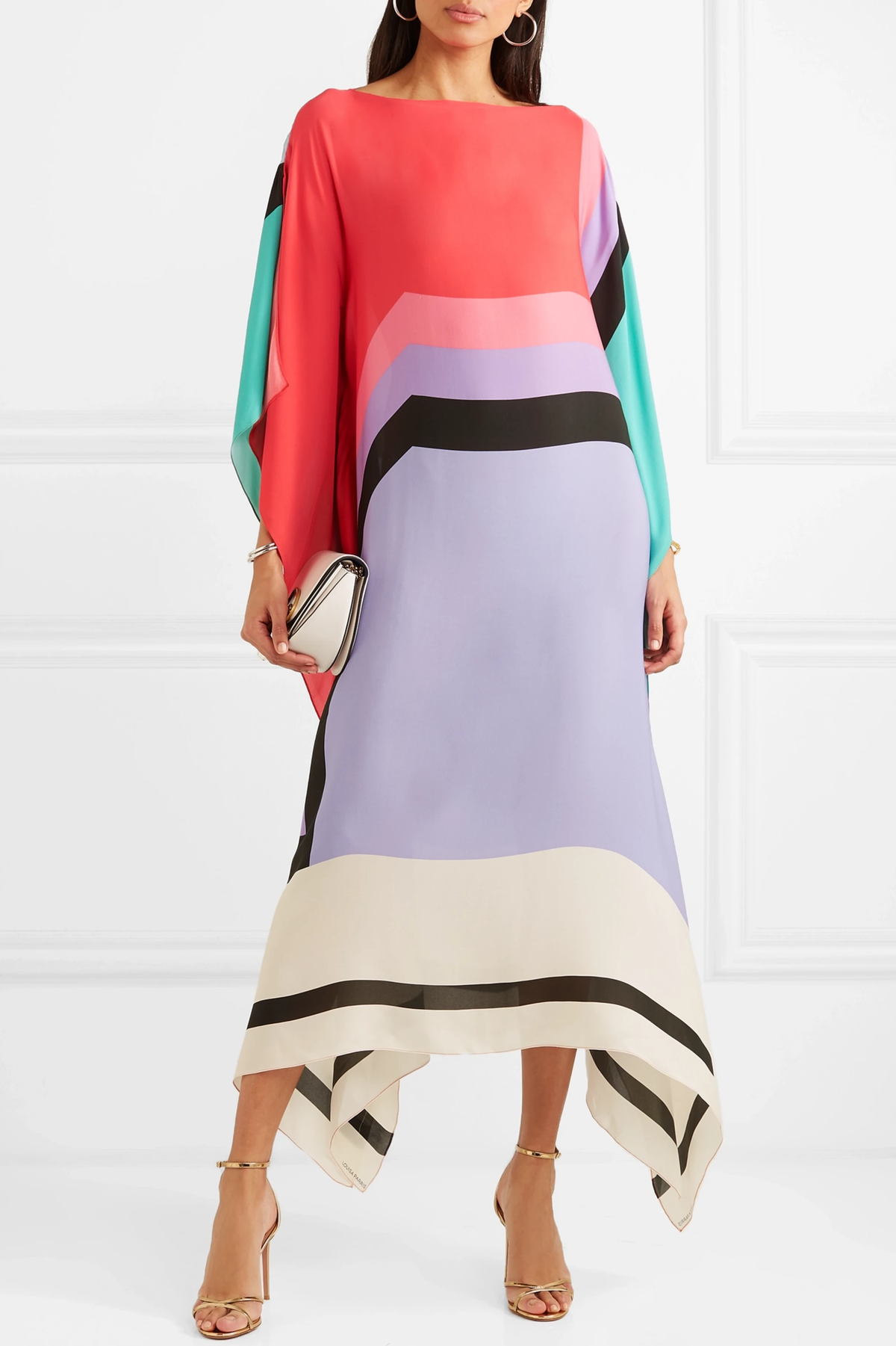 MaisonNox® | Boho Chic Caftan met Grafische Print