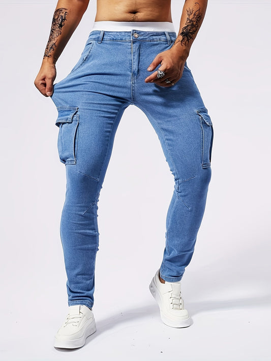 MaisonNox® | Slim Fit Cargo Jeans