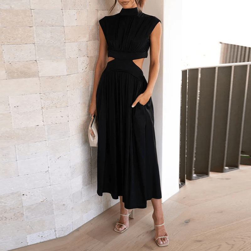 MaisonNox® | Elegante en Vloeiende Lange Jurk voor Elke Gelegenheid