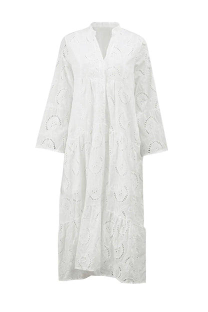 MaisonNox® | Lange jurk met elegante stijl en dagelijks comfort voor de zomer en informele gelegenheden