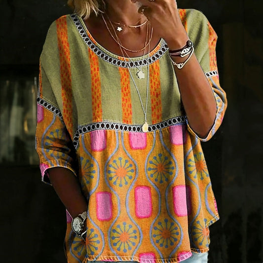 maisonnox® | Vintage ontspannen blouse