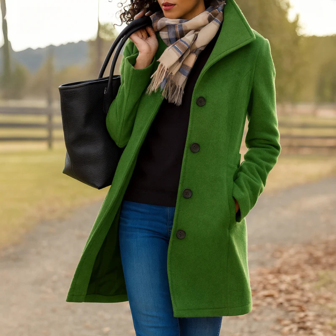 MaisonNox®| Elegante Jas met Omarmende Warmte en Tijdloze Stijl