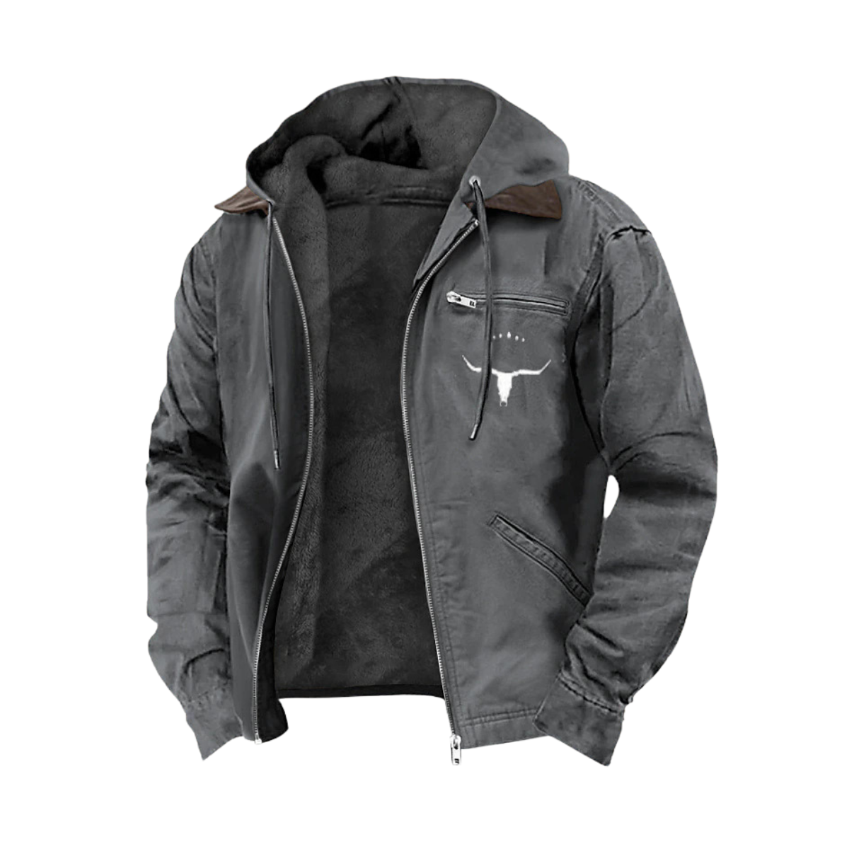 MaisonNox® | Herenjas met Warme Voering en Stoer Design voor Herfstweer