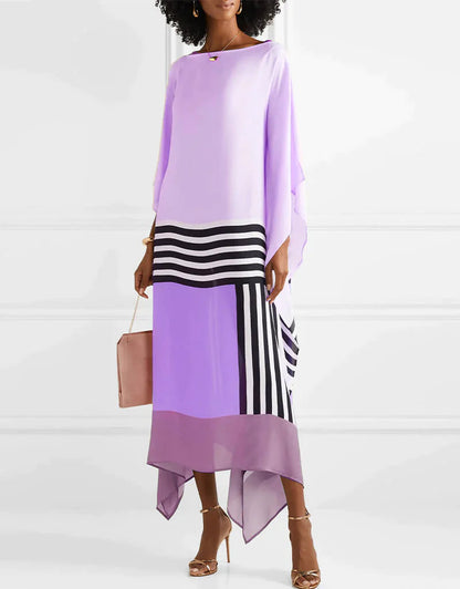 MaisonNox® | Boho Chic Caftan met Grafische Print