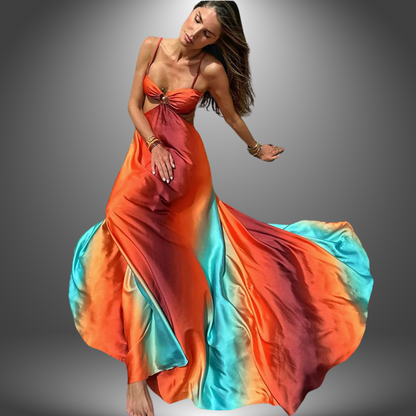 MaisonNox® | Elegante en Frisse Lange Jurk