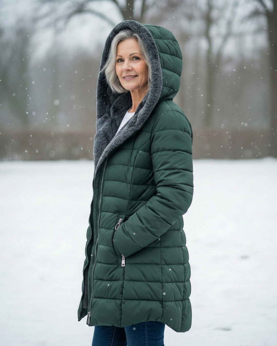 MaisonNox®| Pufferjas gevoerd met fleece