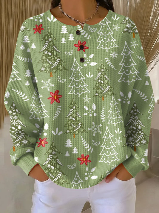 MaisonNox®| Trui met Kerstboommotief