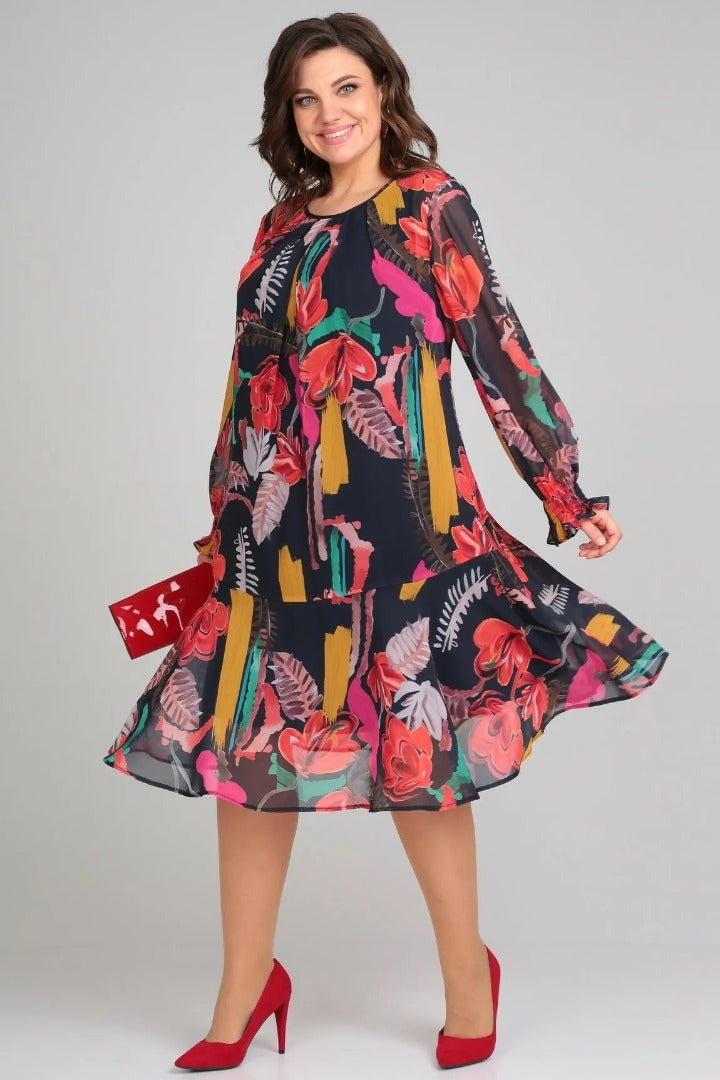 maisonnox® | Mini Jurk met Bloemenprint