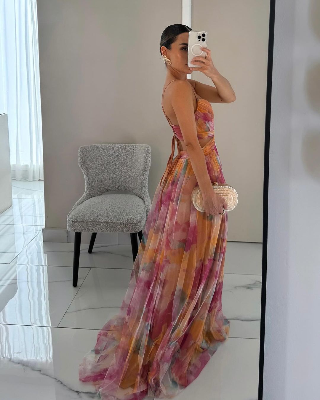 maisonnox® | Betoverende maxi-jurk met bloemenprint