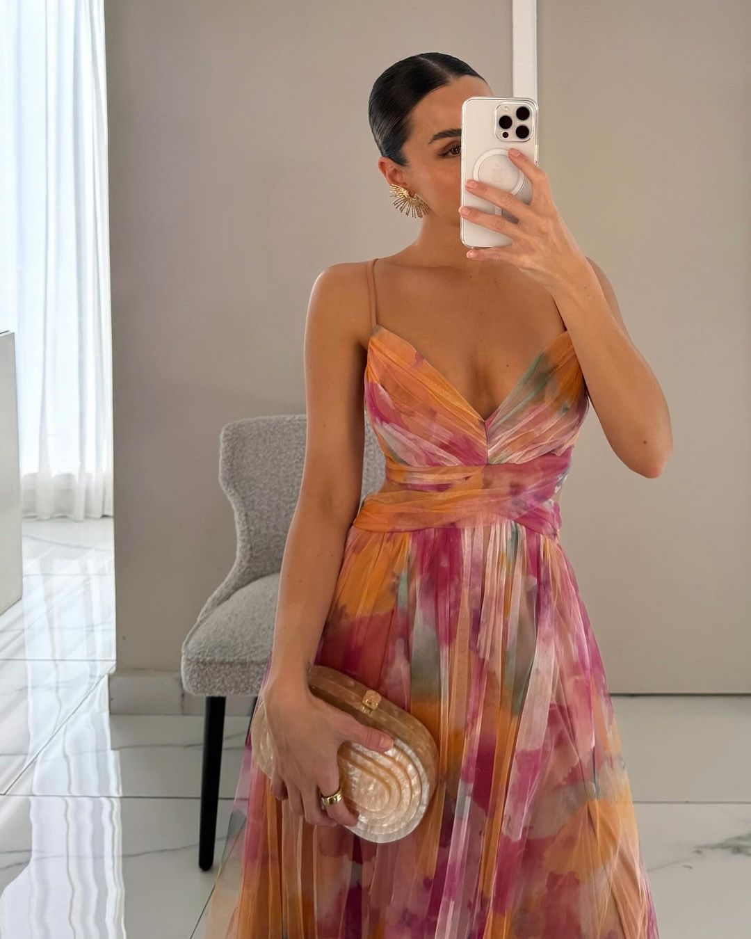 maisonnox® | Betoverende maxi-jurk met bloemenprint