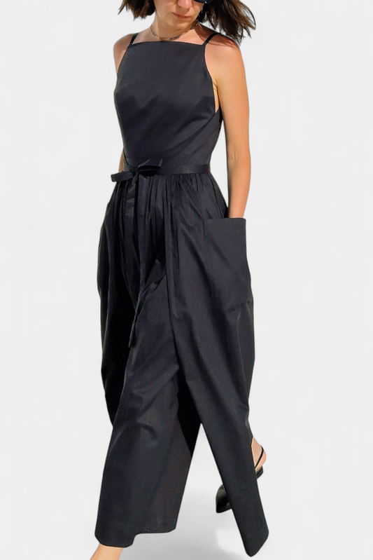 MaisonNox® | Lange Jurk met Verstelbare Lussen voor Romantische Stijl en Zomerse Comfort