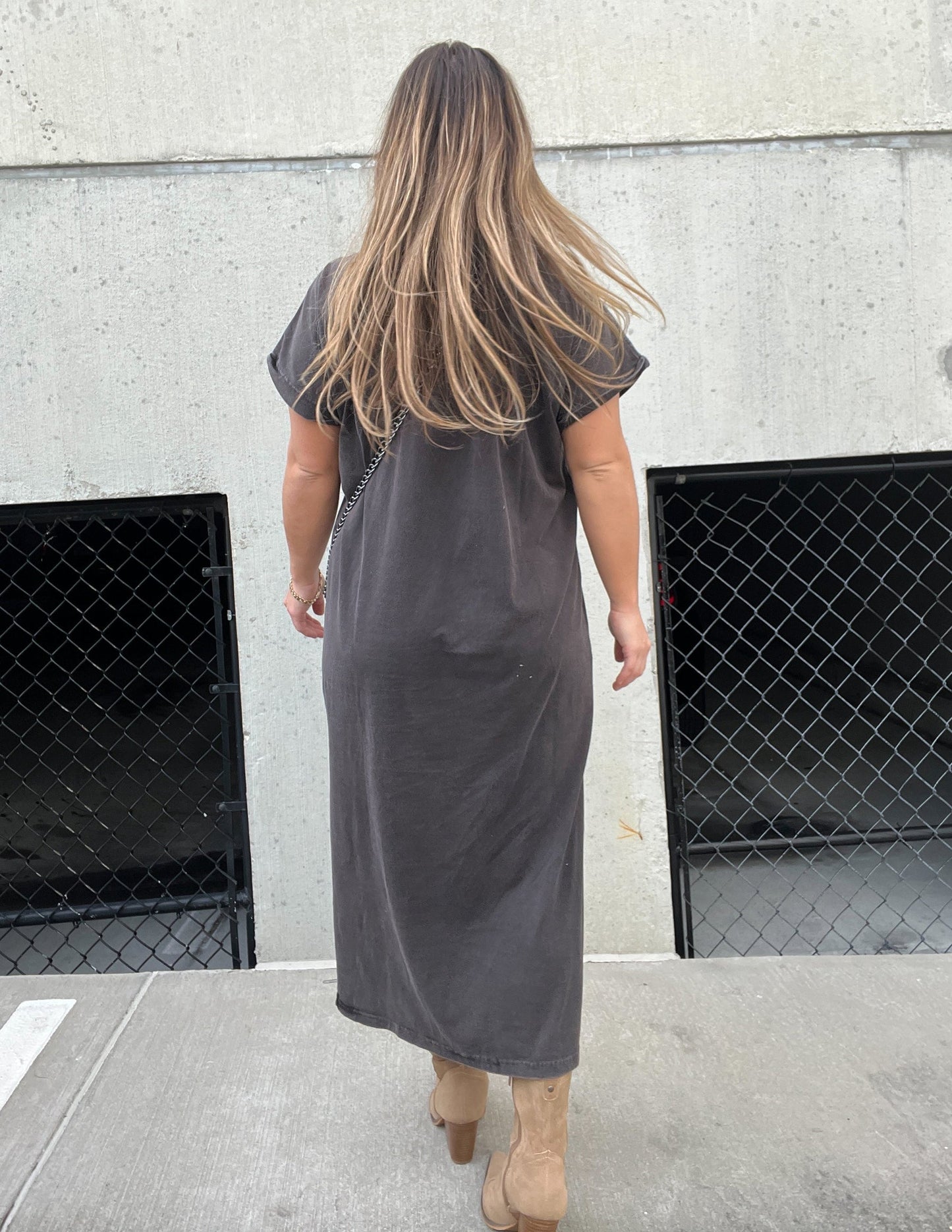 MaisonNox® | Midi-jurk met vogelprint
