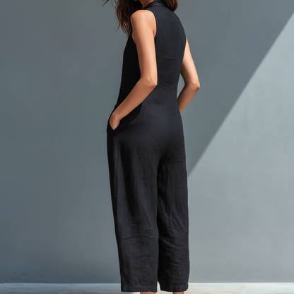maisonnox® | Elegante mouwloze jumpsuit