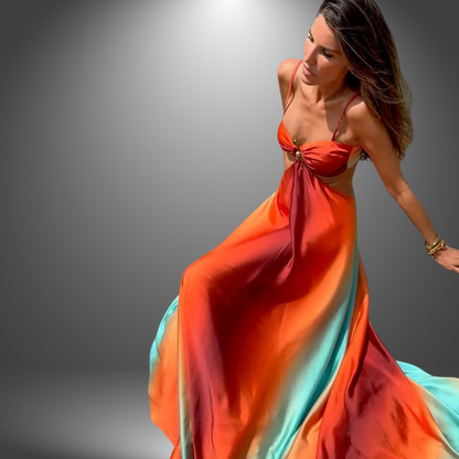 MaisonNox® | Elegante en Frisse Lange Jurk