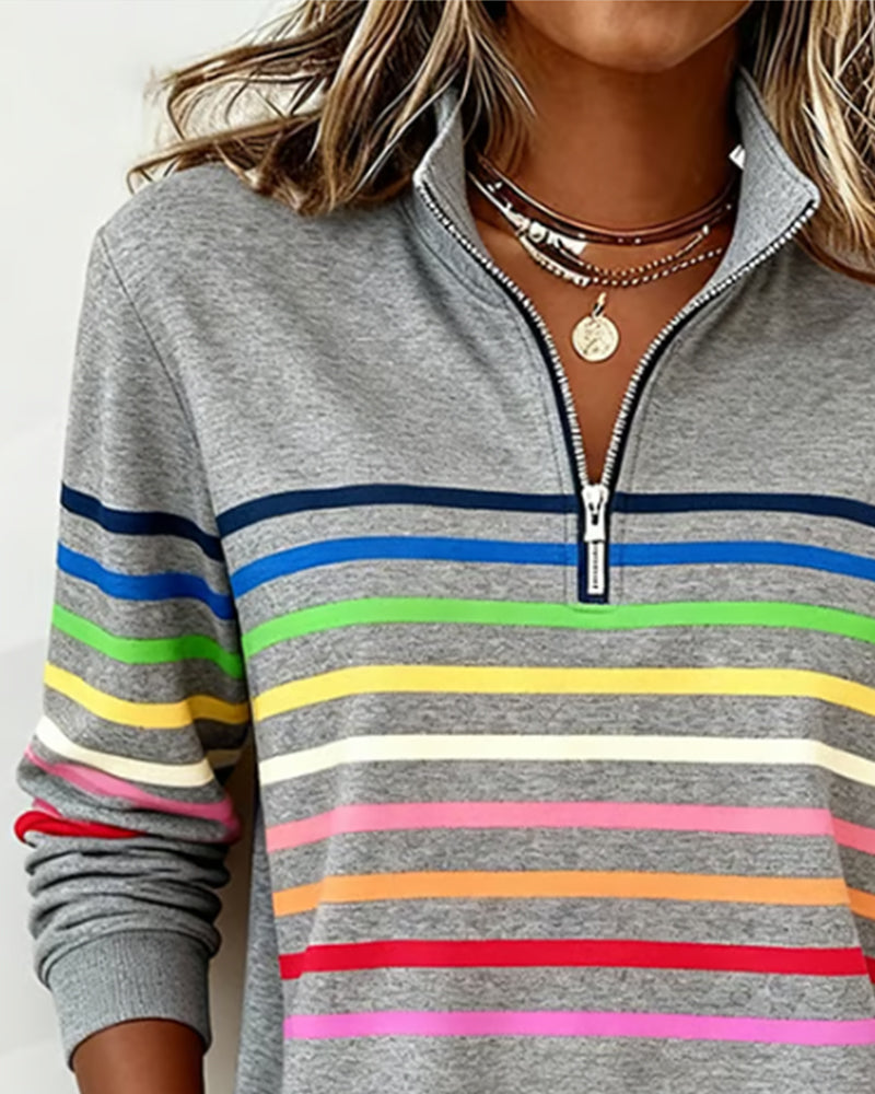 MaisonNox®| Casual Sweater met Comfort en Kleurrijke Stijl voor Elke Dag