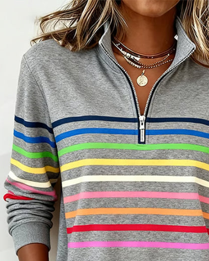 MaisonNox®| Casual Sweater met Comfort en Kleurrijke Stijl voor Elke Dag