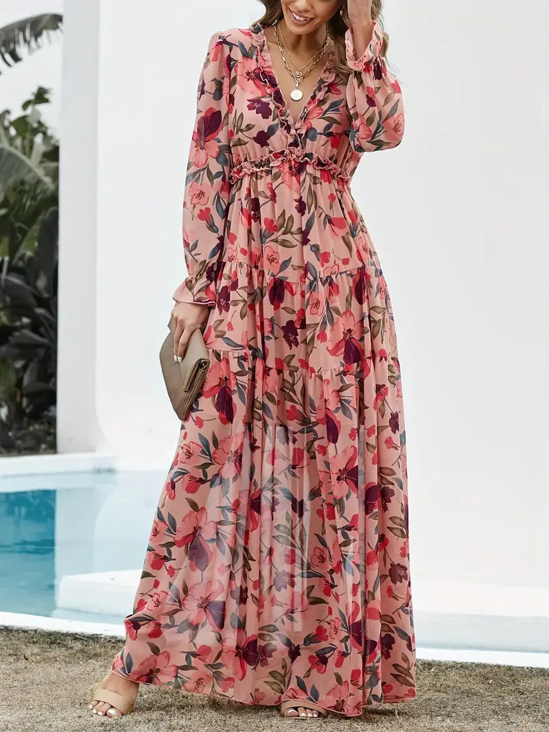 maisonnox® |  Elegante Maxi-jurk