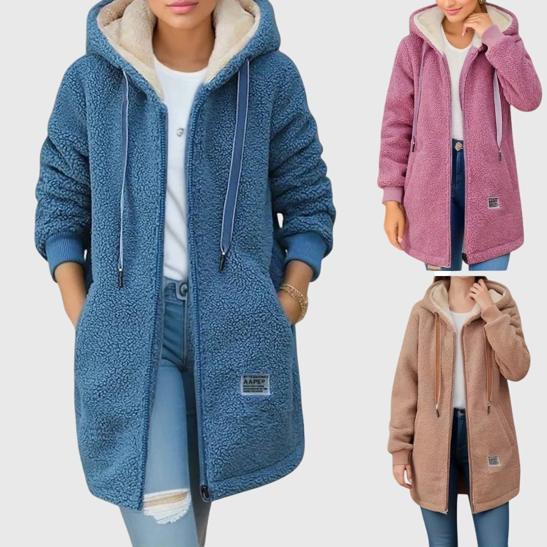 MaisonNox®| Warme Fleece Jas met Comfortabele Pasvorm en Casual Elegant
