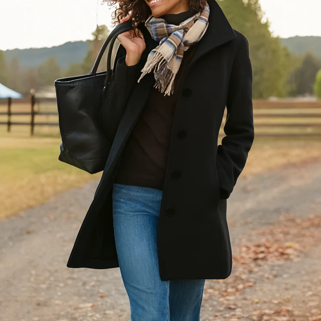 MaisonNox®| Elegante Jas met Omarmende Warmte en Tijdloze Stijl