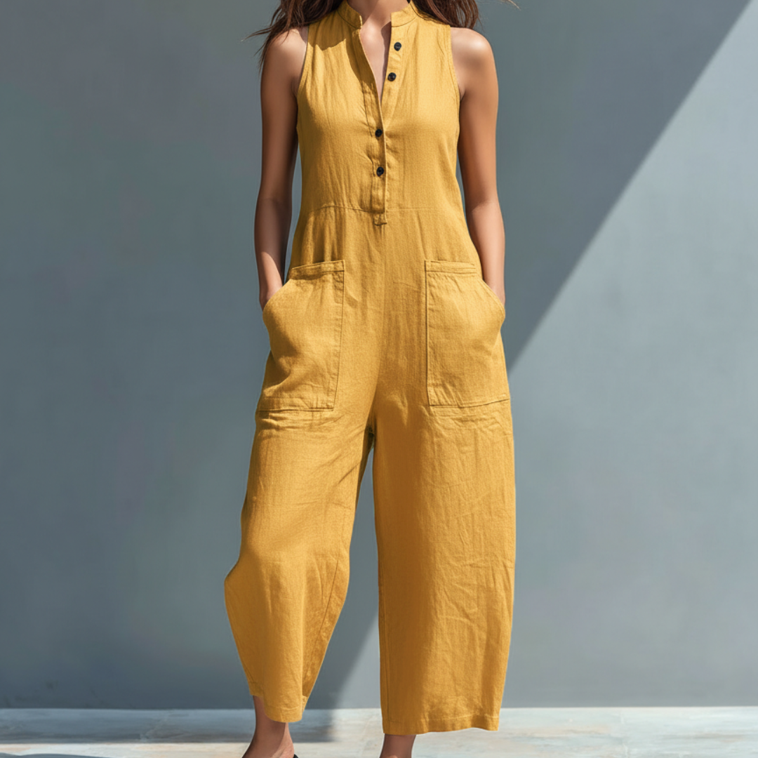 maisonnox® | Elegante mouwloze jumpsuit