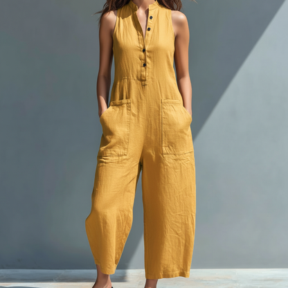 maisonnox® | Elegante mouwloze jumpsuit