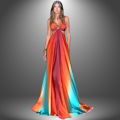MaisonNox® | Elegante en Frisse Lange Jurk