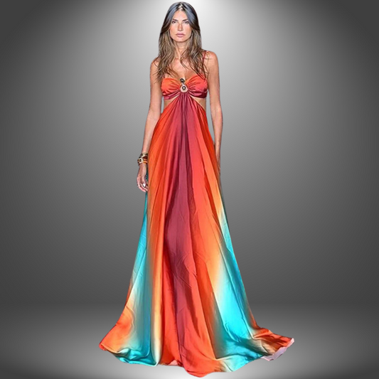 MaisonNox® | Elegante en Frisse Lange Jurk