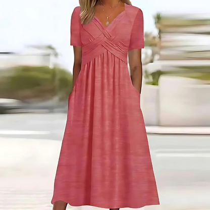 maisonnox® | Elegante Jurk met Flatterende Buikbedekking