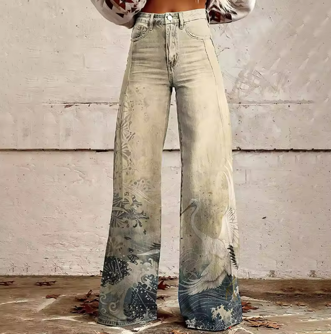 MaisonNox® | Boho Pantalon met Japanse Inspiratie