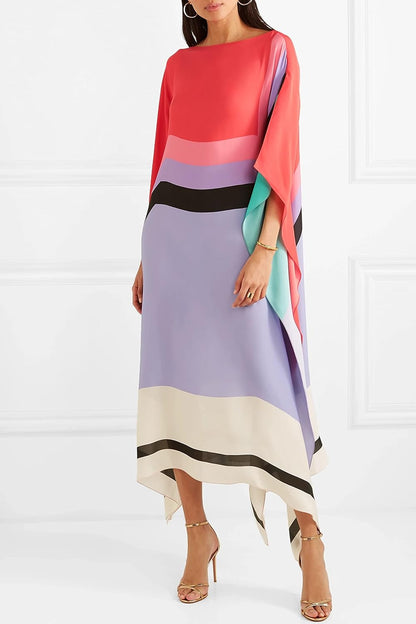 MaisonNox® | Boho Chic Caftan met Grafische Print