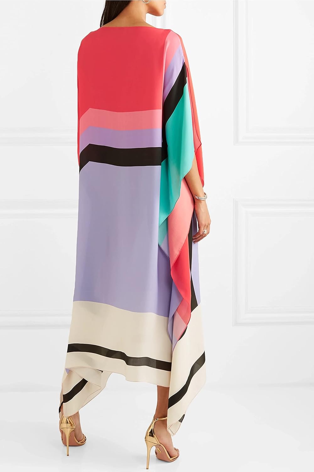 MaisonNox® | Boho Chic Caftan met Grafische Print