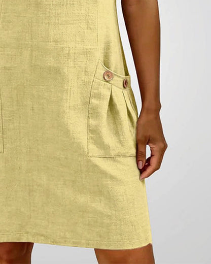 maisonnox® | Katoenen jurk met ritssluiting