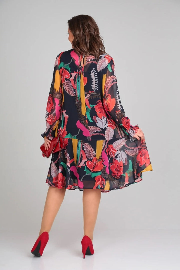 maisonnox® | Mini Jurk met Bloemenprint