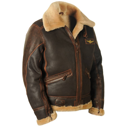 MaisonNox® | Iconische Leren Pilotenjas