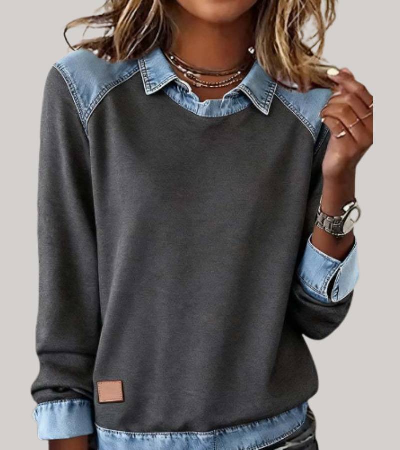 MaisonNox®| Elegante Trui met Verfijnde Details voor Dagelijkse Chic