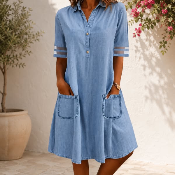 maisonnox® | Denim Look Blousejurk