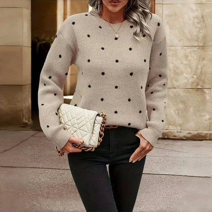 MaisonNox® | Casual Damestrui met Comfortabele Pasvorm en Tijdloze Stipstijl