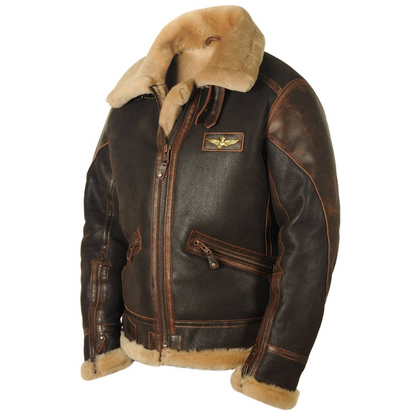 MaisonNox® | Iconische Leren Pilotenjas