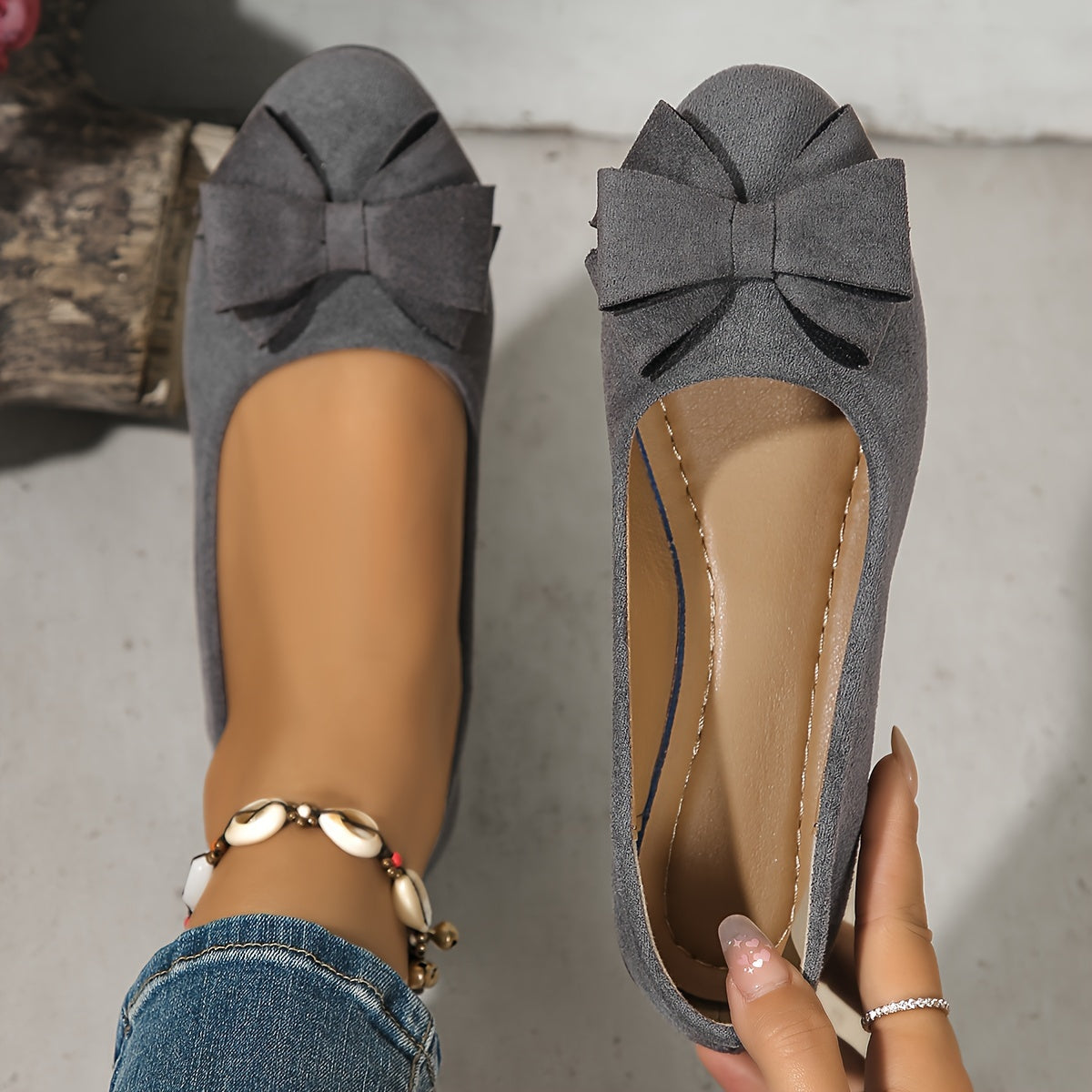 MaisonNox®| Comfortabele ballerina's met elegante steun en licht gevoel